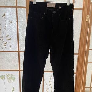 Everlane Black Corduroy Jeans